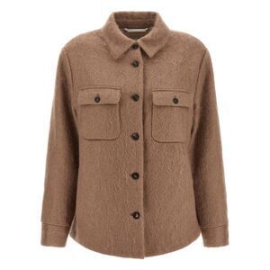 Peserico Beige Virgin Wool Women's Jacket